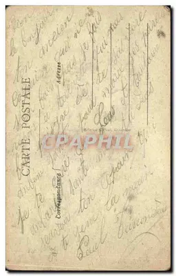 Granville — Contratorpedeiro saindo da Eclusa — Edição Puel, n°14 — Verso