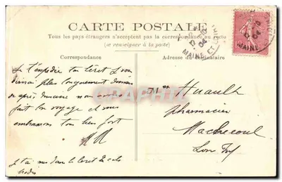 SAUMUR (M.-et-L.) — El puente Fouchard y Bagneux — Fr. Vorricken, fot. Saunour, deposito, n° 100 — Reverso