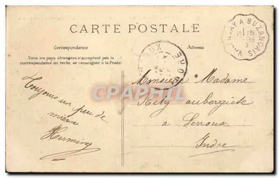 Cholet — A rua Nacional e o grande Café — Editor não identificado, n° 941 — Verso