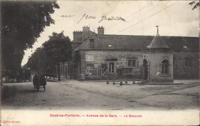 Doué-la-Fontaine — Avenida da Estação — La Bascule — Edição Brisset