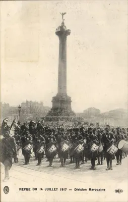 Revue do 14 de julho de 1917 — Divisão Marroquina — BLD