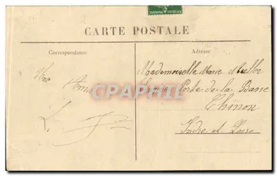 Douvé-la-Fontaine (M.-et-L.) — As Arenas — No dia da Representação de « Polyeucte » — H. Ogeard, editor em Doué — Verso