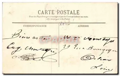 Chambord — O Castelo — O Lado Leste — LL. — Verso