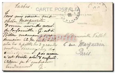 Panorama uitzicht vanaf het Pic du Midi op de Hoogste Keten van de Pyreneeën (Centraal deel) — Uitgever: C. Lefebvre, Parijs-Toulouse — Serie-nummer 143 — Achterkant