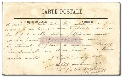 Marseille — A Fonte Estrangin — editor desconhecido, n° 29 — Verso
