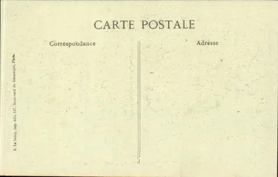 Carta postal em branco — editor E. Le Doley, Paris
