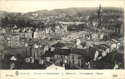 Ruínas de Baccarat — 35ª Série — Editor E. Le Dey — 1914-15