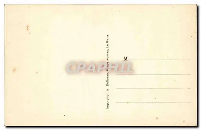 Camp d'Auvours — Metralhadoras diante dos Barracões — A. Dolbeau, Le Mans — Verso