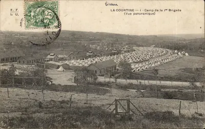 La Courtine — Campo da 1ª Brigada — Visão panorâmica