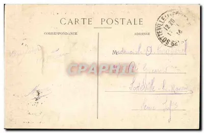 PAU — O Castelo e os Hotéis, vista tirada de Jurançon — Edição Lamazonère — Verso