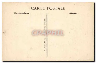 Versailles — Carruagem do Casamento de Napoleão I — editor B.D. — Verso