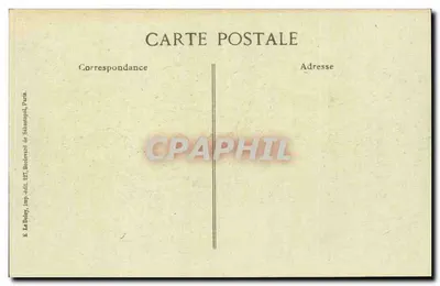 Revisão do 14 de julho de 1917 — Praça da Bastilha — Editor Le Diley, Paris — Verso