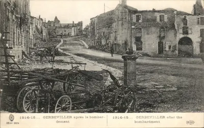 Gerbéviller — após o bombardeio — E. Le Belfy, 35ª Série