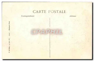 Gerbéviller — após o bombardeio — 35ª Série, Éd. B-D — Verso