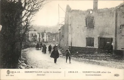 Gerbéviller — após o bombardeio — E. Le Déléy, 35ª série