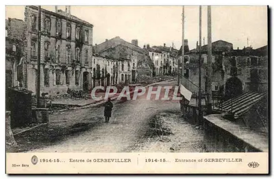 Entrada de GERBEVILLER — 1914-15 — Editor E. Le Doley, Paris