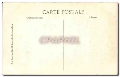 Gerbéviller — Dezembro 1914 — Editor E. Le Duley, Paris — Verso
