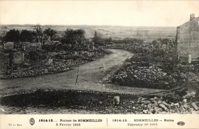 Ruinas de Sommeilles — 5 de Febrero de 1915 — Editor E. Le Livre, 35a serie
