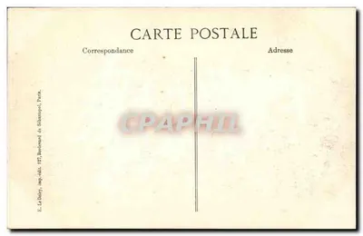 Widok Vitriment po bombardowaniu — 1914-15 — Wydawca E. Le Dabéy, Paryż — Rewers