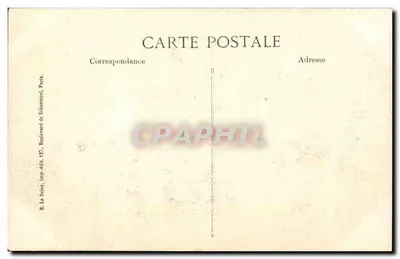 Nomeny — Rue destruída em dezembro de 1914 — E. Le Dusy, Paris — Verso