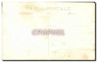 Dois jovens homens — pose diante de um muro de pedra — cartão postal anônimo — Verso