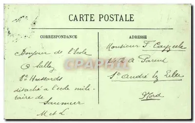 Saumur (M.-et-L.) — Most Fouchard nad Thouëtem (strona zachodnia) — LL, nr 96 — Rewers