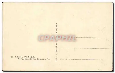 Suezkanaal — Schip op het Timsahmeer — LL — Achterkant