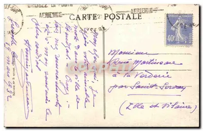 Grenoble — Vista geral e a Cadeia dos Alpes — Edições M. B. Arzier, Grenoble — Verso