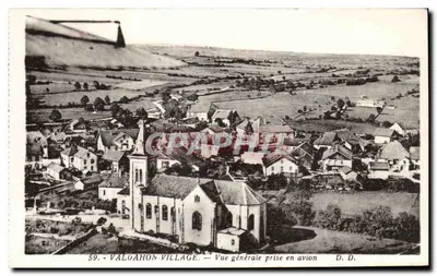 Valdahon — Vista geral tirada de avião — Ed. Gromaire