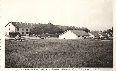 Campo de Valdahon — Estabulagem — Edifícios K1-X7-X14