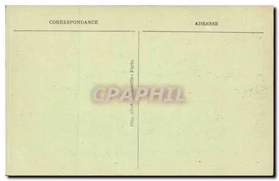 St-Germain-en-Laye — Widok na taras zbudowany przez Lenôtre (Długość 2 400 m.) — Wydawca: Lapetille, Paryż — Rewers