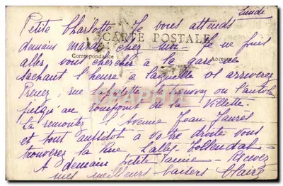Abbeville — Rue du Pont-a-Flicourt en 1918 — A. Perret — Verso