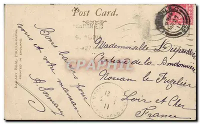 Dwa persyjskie koty — wydawca A. 722 — kartka pocztowa Stara pocztówka 722 — Rewers