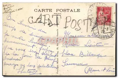 Camp Militaire de SOUGE (Gironde) — Caserne M.D. — n°85 — Verso