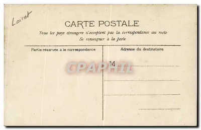 Orléans — Igreja de Saint-Paterné e Praça Gambetta — Editor: B. Lecrerc (Orléans) — Verso