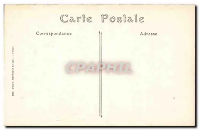 Praça Gambetta, Orleáns — Antiga Torre e nova Igreja de São Paterne — ND. Fot. — Verso