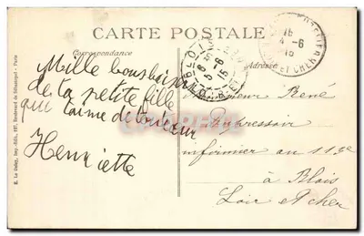 Ribécourt - Una patrulla de spahis marroquíes — 6ª serie — E.D. (editor) — Reverso