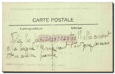 Rollot (Somme) — Kościół i Cmentarz w Villette — zniszczone wojną 1914-18 — wydawca Maupetit, Rollet — Rewers