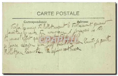 Rollot (Somma) — Plac Galland — ruiny po wojnie 1914-18 — Maupetit Rollot — Rewers