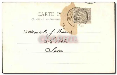 Hôtel de Ville — Orléans — B.F. Paris — Verso
