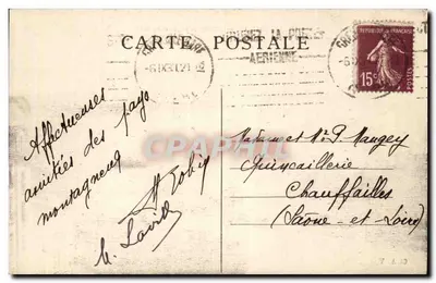 Grenoble — L'Isère i Moucherotte — CI.A.V. n°071 — Rewers