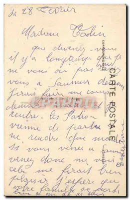Saumur - Les Bûches — reprodução proibida — Fototipia A. Bruel, Angers — Verso