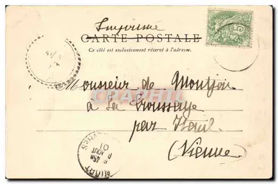 Saumur — Retorno das Corridas de Longué (M.-et-Loire) — Fr. Voecker, foto, Saumur, depositado — Verso