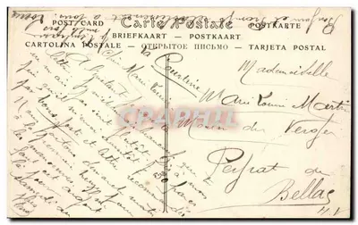 Em Manobras — Tiro de uma Peça de 75 mm — N° 49 — Editor não identificado — Verso