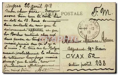 Angers — A Rue Lenepeu — Editor desconhecido, n°5 — Verso