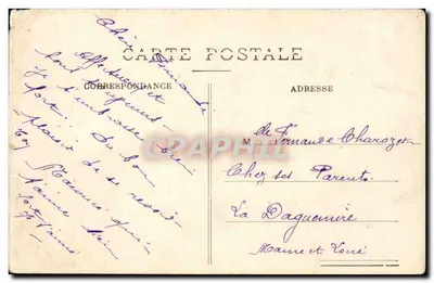 Angers — Plac Ralliement i Rue Lenepveu — P.G. n°109 — Rewers