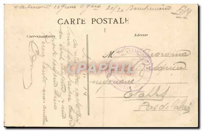 Angers — Plac Ralliement — widok panoramiczny — L. V., fot. — Rewers
