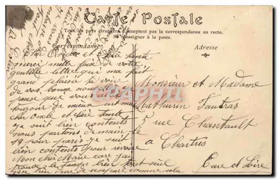 Angers — Piazza del Ralliement, la Posta — ND Phot — Verso