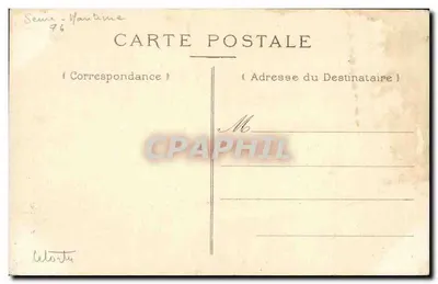 Dieppe — Le Pollet — Rue Quiquengrogne — Galeries Parisiennes, n°34 — Verso