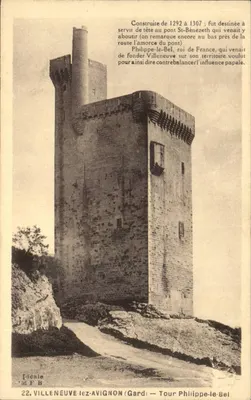 Villeneuve-lès-Avignon (Gard) — Torre de Filipe o Belo